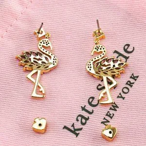Flamingo earrings kate spade deals